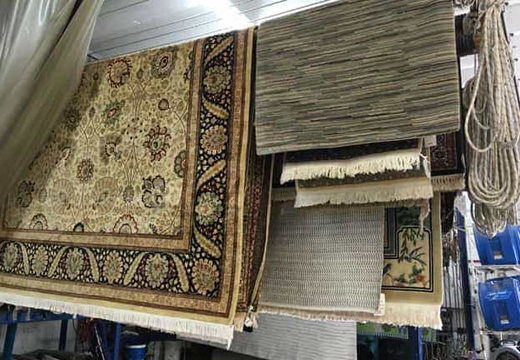 Rug Drying Process